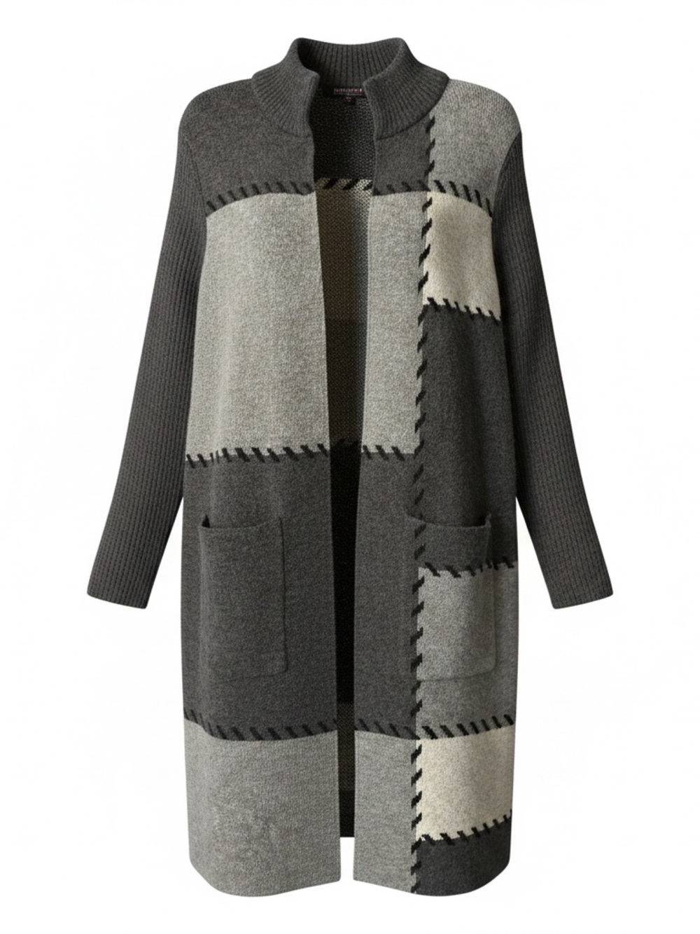 Joseph A Colorblock Long Cardigan Size Medium NWT